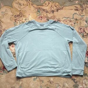 Patagonia Light Blue Long Sleeve Tee